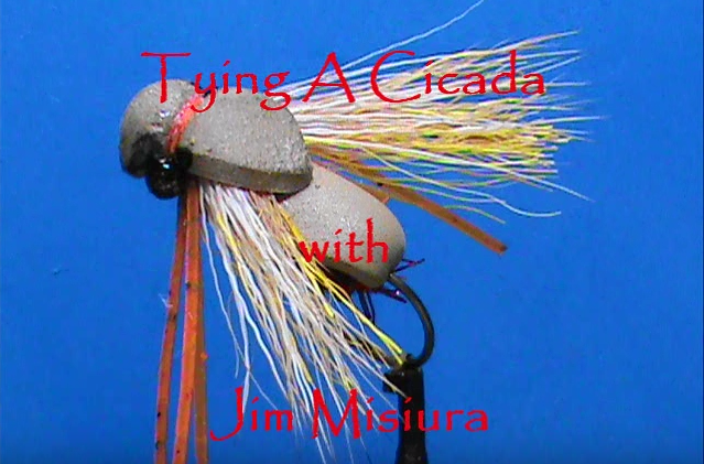 Tying a cicada with Jim Misiura