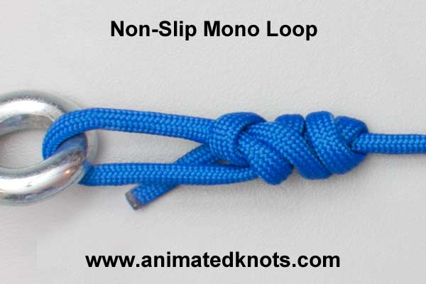 Non-slip mono loop