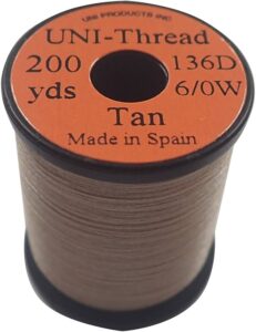 Tan UNI 6-0 thread