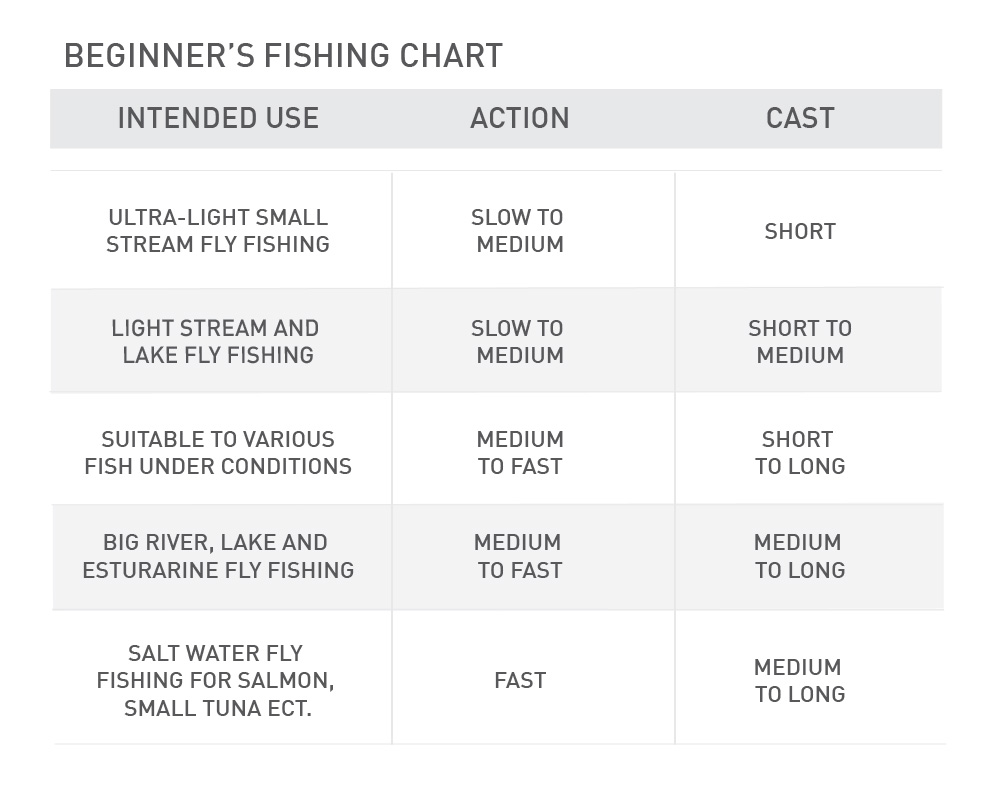 Beginner's fishing chart