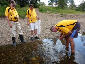 Don, Tony and Rodney at the Ellenborough River release site