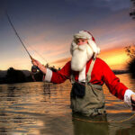 Santa's gone fishing