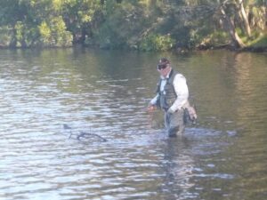 Paul wandering the flats