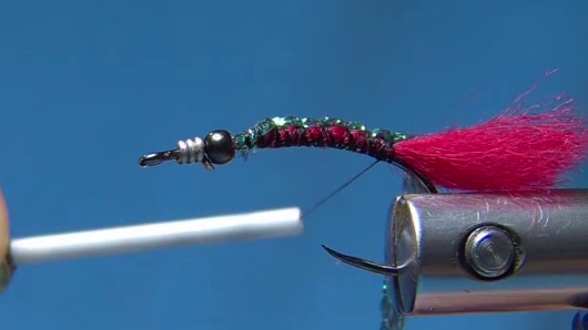 Red Tag Soft Hackle Bass Fly - Steps 7 & 8