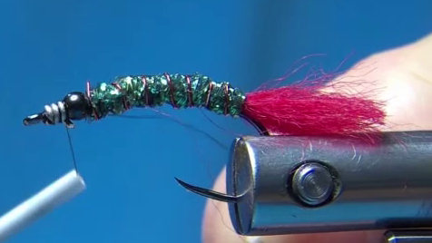 Red Tag Soft Hackle Bass Fly - Steps 11 & 12