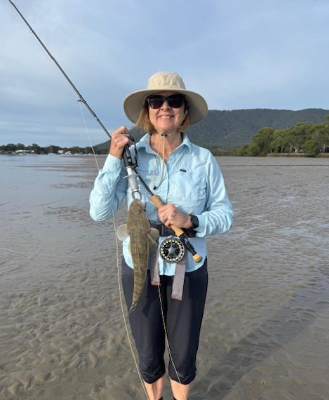 Cheryl's nice catch at North Haven sand-flats