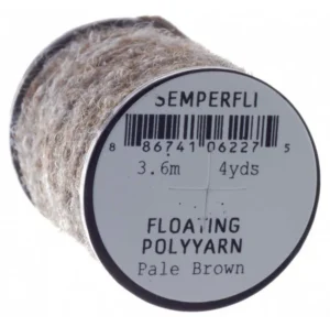 Semperfli dry fly polyyarn (pale brown)