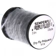 White poly yarn
