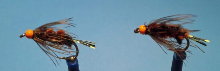 Fed's Orange Bead Soft Hackle nymph