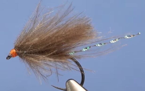 Completed Better CDC Sedge with all CDC fibres brushed toward the tail, neatly finished with a whip finish.