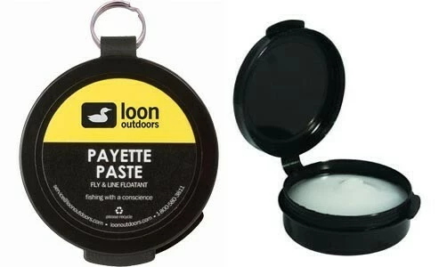 Loon Payette Paste - Apply Gink (Payette Paste) to the post and hackle to finish before fishing.