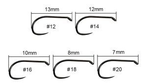 Dry fly hooks 12-20