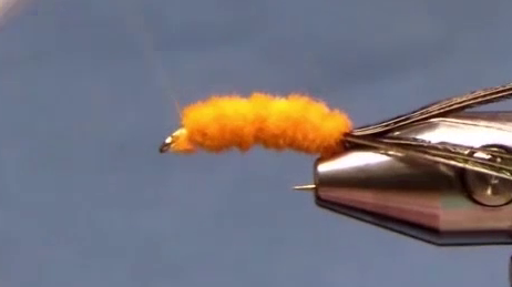 Chenille tied in and wrapped forward to form a full, even body, then secured at the eye.