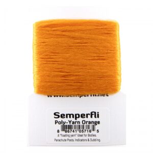 orange poly yarn