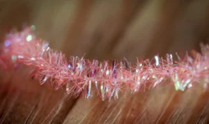 Cactus chenille shrimp pink