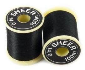 Sheer 14 0 Ultrafine Black thread