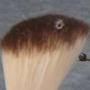 makeup brush fibres