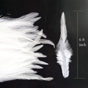 white saddle hackle