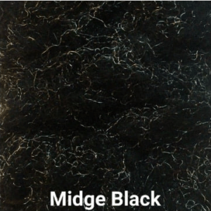 Zelon dubbing midge black