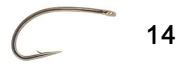 nymph hook #14